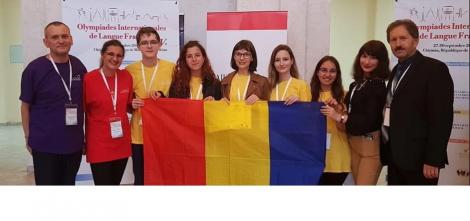 Elevii români au obţinut nouă premii la Olimpiada Internaţională de Limba Franceză