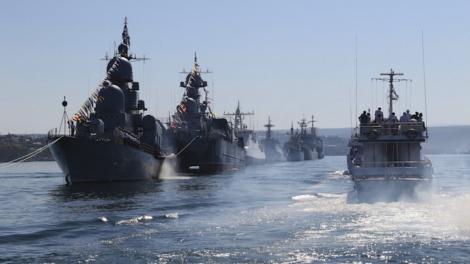 Pregătiri de război în Marea Neagră?! Manevre militare făcute de ruși! Țintele au fost doborâte