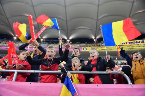 FRF despre acţiunea de invitare a copiilor la meciul cu Norvegia: Federaţia a respectat întocmai litera şi spiritul sancţiunilor UEFA