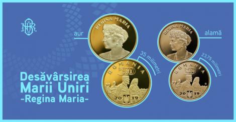 O nouă monedă cu regele Ferdinand I și regina Maria va intra în circulație