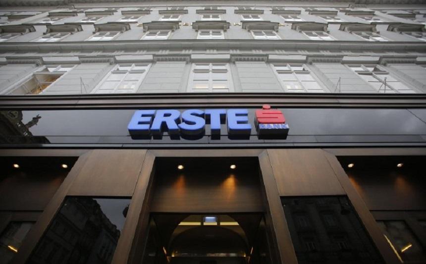 Erste Group a înregistrat o uşoară scădere a profitului net în primele nouă luni, până la 1,223 miliarde euro