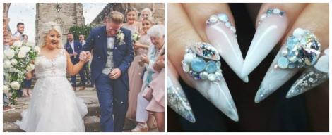 O mireasă devastată de moartea tatălui ei și-a făcut manichiura pentru nuntă din cenușa bărbatului: ”Am simțit că a fost acolo!”