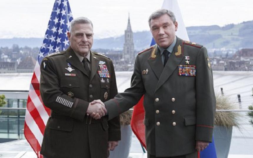 Întâlnire între şefii statelor majore american şi rus Mark Milley şi Valeri Gherasimov în Elveţia pe tema situaţiei din Siria