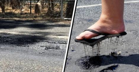 Locul din lume în care acum este atât de cald, încât se topește asfaltul! La câte grade a ajuns temperatura