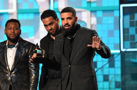Drake, cenzurat la premiile Grammy! Artistul a avut un discurs controversat