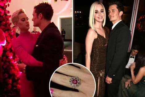 Katy Perry și Orlando Bloom s-au logodit chiar de Valentine’s Day!