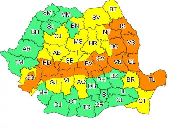 Vremea Joi Vin Ninsorile AlertÄƒ Meteo In Romania Cod Galben De Ceata Antena 1