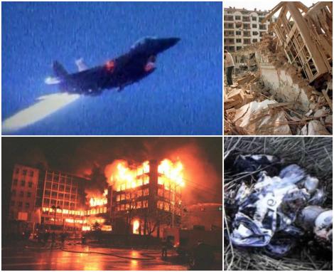 20 de ani de la bombardamentele NATO în fosta Iugoslavie. Imagini înfiorătoare de la tragedie! Galerie foto