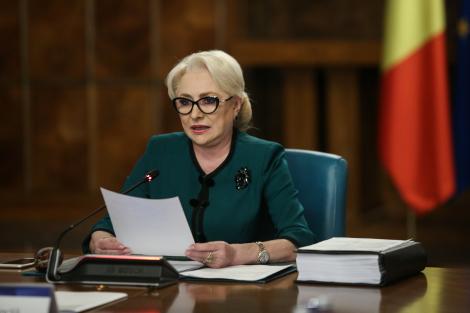 Viorica Dăncilă: "Guvernul României nu va emite nicio ordonanţă de urgenţă legată de funcţionarea justiţiei"