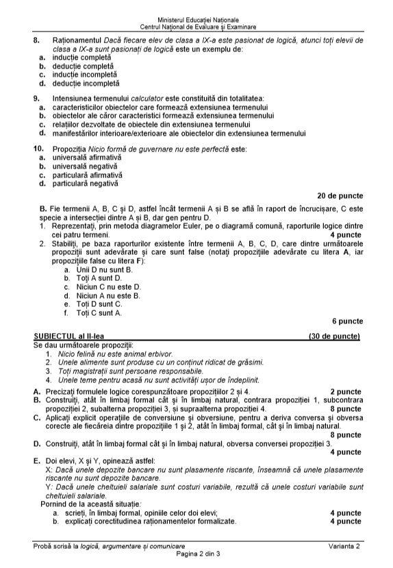 Bacalaureat 2019 Edu Ro Subiecte Bac 2019 Modele Subiecte Socio Umane Antena 1