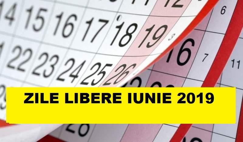 Calendar Zile Libere Legale 2019 Cate Zile Libere Sunt In Luna Iunie Antena 1