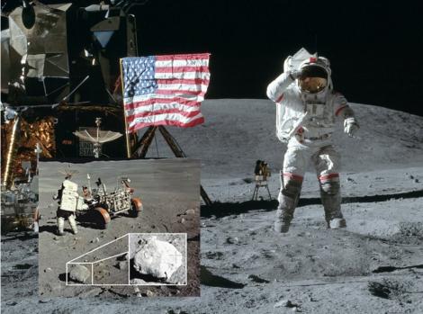 50 de ani de la aselenizare. Neil Armstrong a venit înapoi cu suveniruri: "pietricele gri" din Lună