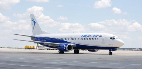 Cursă Blue Air întoarsă din zbor din cauza unor probleme tehnice
