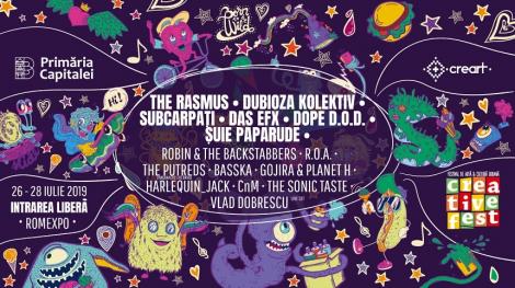 The Rasmus, Dubioza Kolektiv, Das EFX şi Dope D.O.D.,printre trupele care participă la Creative Fest 2019