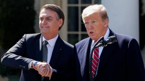 Donal Trump a acordat Braziliei statutul de ”aliat militar major” în afara NATO şi i-a deschis accesul la armament militar american sofisticat