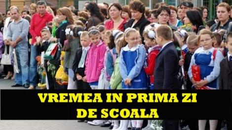 An școlar 2019-2020: Cum va fi vremea în prima zi de școală în România