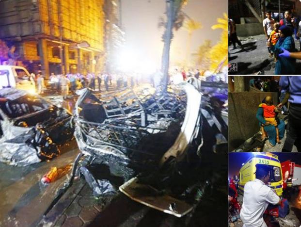 Posibil atentat în Egipt. Cel puțin 17 morţi şi zeci de răniţi, după ce o maşină intrat cu viteză pe contrasens
