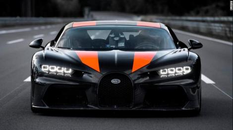 Bugatti Chiron a stabilit un record de viteză