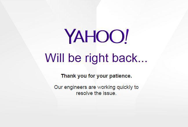 A picat Yahoo Mail ! Serviciul de mail este indisponibil în mai multe regiuni, cea mai afectată fiind Europa