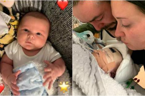 Bebelușul soților Gavrilescu le-a murit în brațe. Au fost la spital, dar medicii i-au trimis acasă de două ori: „Putea fi salvat, știu. Mi se rupe sufletul”
