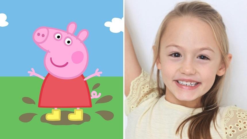 Amelie Bea Smith, în vârstă de nouă ani, va împrumuta vocea celebrului personaj britanic de desen animat Peppa Pig