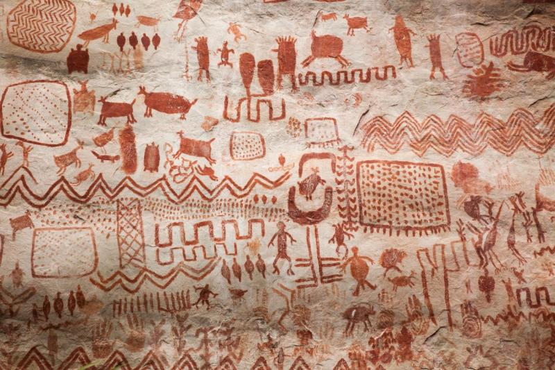 Picturi rupestre descoperire în Pădurea Amazoniană