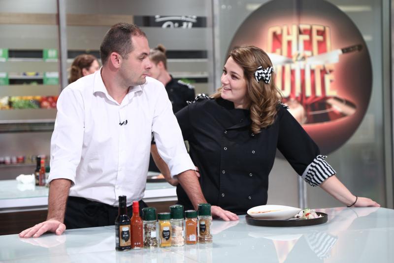 Maria Șandru în semifinala emisiunii „Chefi la cuțite”, sezonul 8​