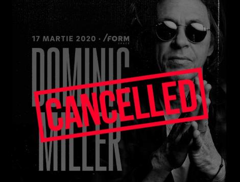 Concertele pe care muzicianul jazz Dominic Miller urma să le susţină la Bucureşti şi Cluj-Napoca, anulate