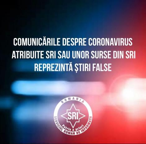 Ultimul mesaj transmis de SRI pentru români. Acestea sunt sursele de informare oficiale!