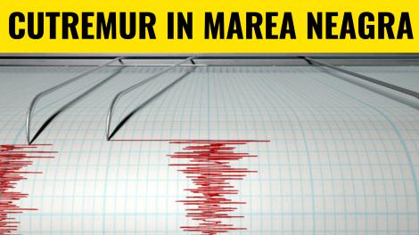 Cutremur cu magnitudinea 4,3 în Marea Neagră