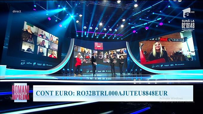Delia, Ștefan Bănică și Loredana au donat peste 37.000 de euro,  la teledonul Români Împreună, organizat de trustul Intact