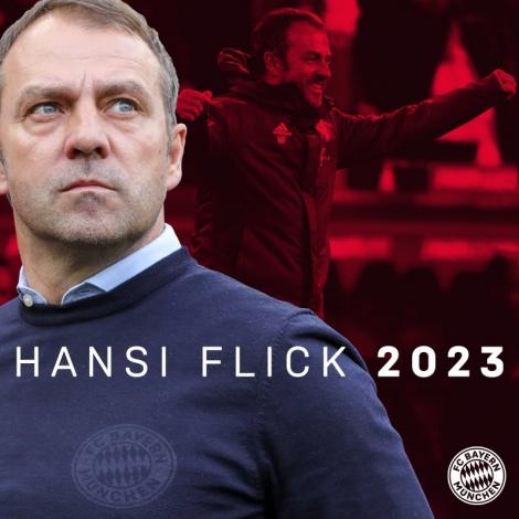 Antrenorul Hansi Flick rămâne la Bayern Munchen până în 2023