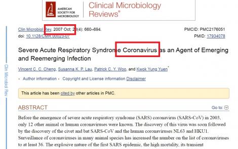 Coronavirusul, prevăzut oficial încă din 2007! ”Păi dacă mâncați lilieci mici cu potcoavă, ce-ați vrea???”