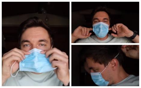 Cum porți CORECT masca de protecție. Ce trucuri poți să faci ca să respiri fără probleme. Doctorul Mihail Pautov: „Nu provoacă hipoxie dacă faci asta!” VIDEO