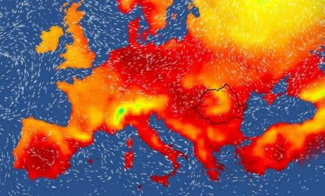 Primul val de căldură din acest an. Europa se topește la peste 40 de grade Celsius. Când apare canicula în România