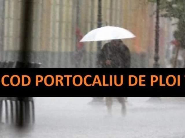 Potop, în România! Cod portocaliu și cod galben de ploi puternice! Zonele afectate, în următoarele ore