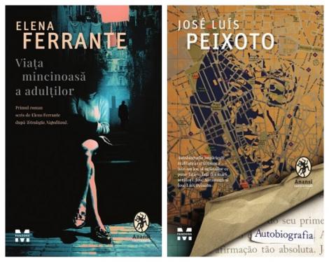 O carte recentă semnată Elena Ferrante şi un roman inspirat din relaţia lui José Luís Peixoto cu Saramago, publicate în România