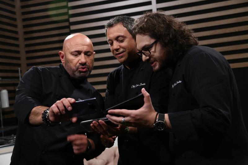 Cătălin Scărlătescu, Sorin Bontea și Florin Dumitrescu în sezonul 9 „Chefi la cuțite”