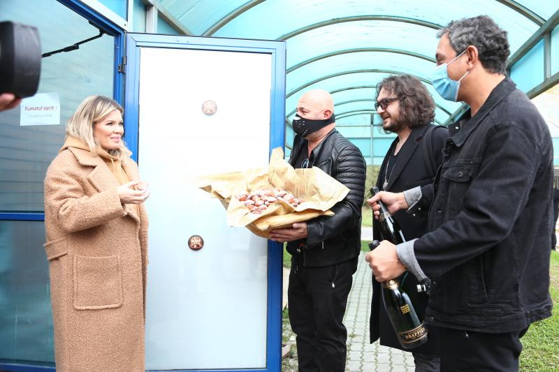 Gina Pistol și cei trei chefi în sezonul 9 Chefi la cuțite