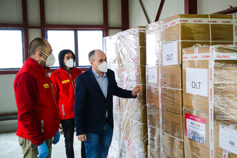 Fundația Altex a donat echipamente de protecție în valoare de peste 1 milion de euro