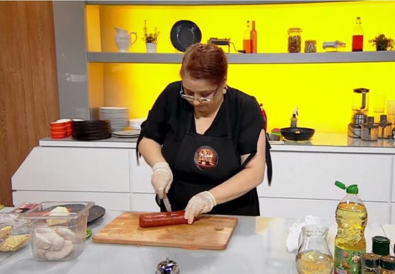 Maria Prună gătind la „Chefi la cuțite