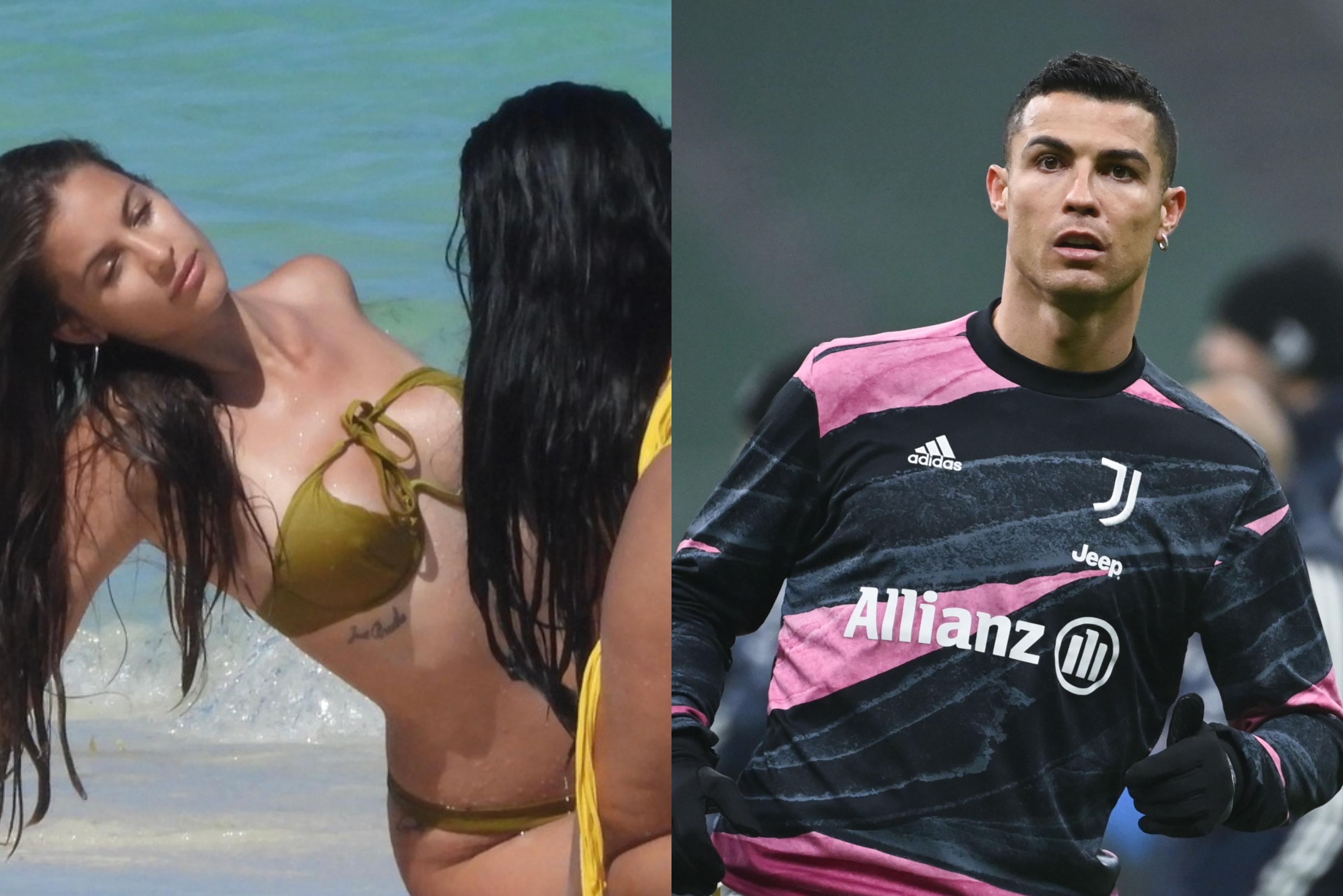 Fosta iubită a lui Cristiano Ronaldo, scene fierbinți pe plajă alături de o altă femeie. Ipostazele în care a fost surprinsă