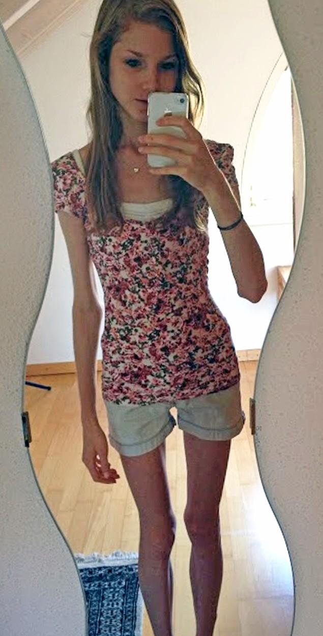 Chiara Schober, selfie în oglinda