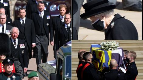 Înmormântarea Prințului Philip. Incident la porțile Castelului Windsor în timpul funerariilor. Poliția a intervenit