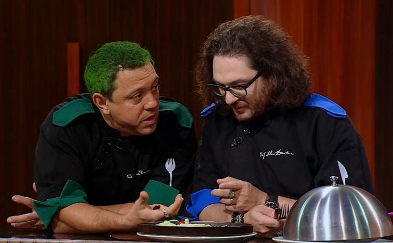 Sorin Bontea și Florin Dumitrescu la degustare