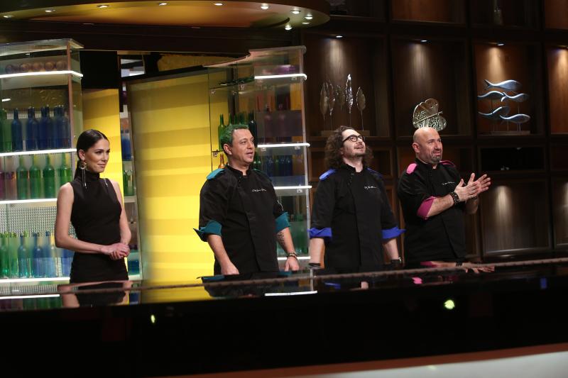 irina fodor si juratii chefi la cutite, in platoul emisiunii