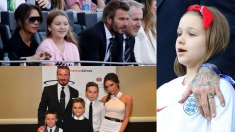 Familia Beckham, bucurie mare când sunt împreună. Fotografii înduioșătoare cu cei patru frați. Cum arată și cu cine seamănă mezina