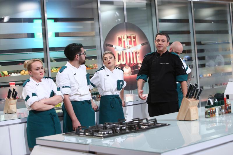 Sorin Bontea și echipa sa, la „Chefi la cuțite”