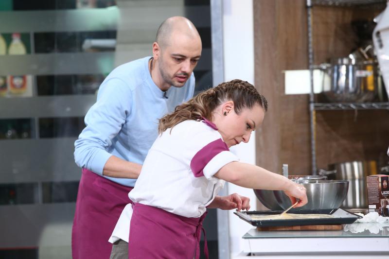 Valentina Ioniță si iubitul său, în semifinala „Chefi la cuțite”