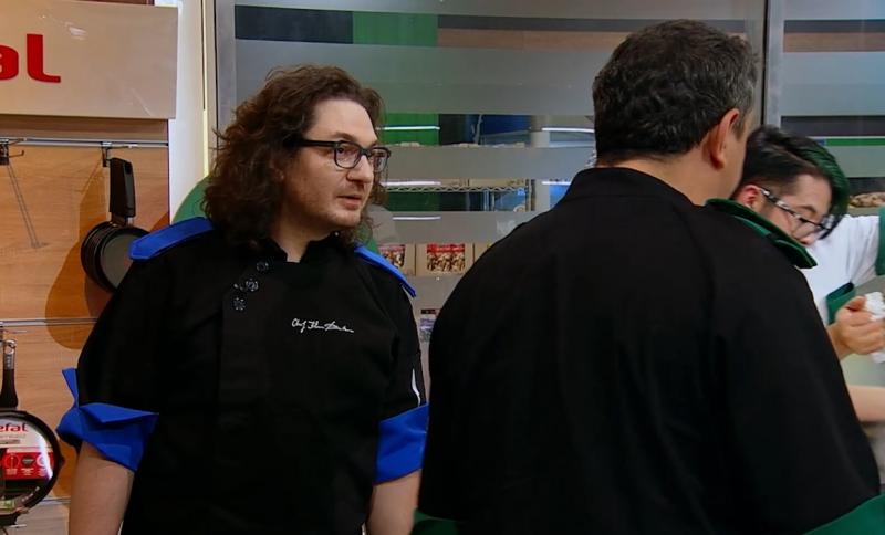 Sorin Bontea si Florin Dumitrescu la „Chefi la cuțite”